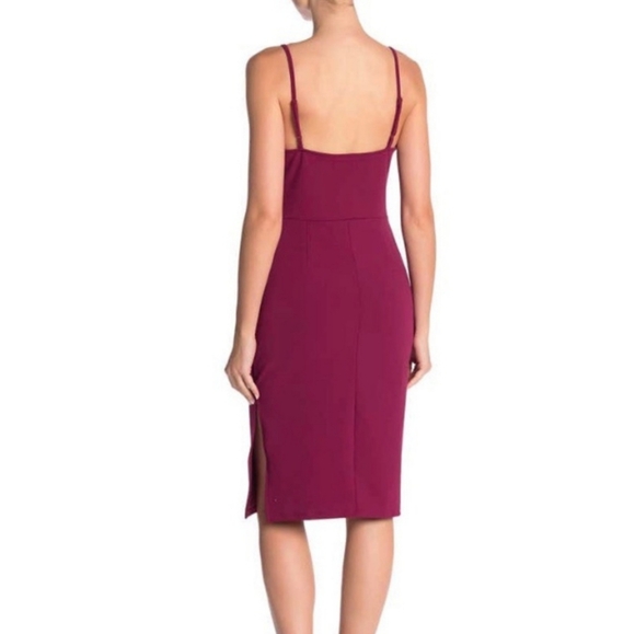 NWOT sz L Socialite Spaghetti Strap Cocktail Dress - Picture 2 of 7